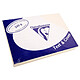 CLAIREFONTAINE Paquet 100 Couvertures reliure Text&Cover Cuir 240g A4 210x297 mm Ivoire Couverture à relier