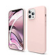 Acheter Evetane Coque iPhone 13 Pro Silicone liquide Rose Housse Anti-Chocs Souple Toucher Doux