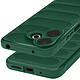 Avizar Coque pour Xiaomi Redmi 13 Antichoc Silicone Motif texturé 3D Vert Foncé pas cher