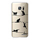 Evetane Coque Samsung Galaxy S7 360 intégrale transparente Motif Chat Lignes Tendance Coque Samsung Galaxy S7 360 intégrale transparente Chat Lignes Tendance