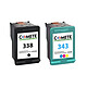 COMETE - Marque Française - 338 343 - 2 Cartouches d'encre Compatibles avec HP 338 343 - Noir/Couleur COMÈTE - 338 343 Pack de 2 Cartouches d'encre Compatibles avec HP 338 343 pour Imprimantes HP Photosmart B8350 2605 2610 Deskjet 460 5740 6520 Officejet H470 100 150 PSC