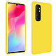 Avizar Coque Xiaomi Mi Note 10 Lite Silicone Semi-rigide Finition Soft Touch Jaune Coque de protection spécialement conçue pour Xiaomi Mi Note 10 Lite