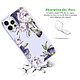 Avis LaCoqueFrançaise Coque iPhone 12/12 Pro Silicone Liquide Douce lilas Pivoines Violettes