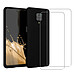 Acheter Evetane Coque Xiaomi Redmi Note 9s/ 9 Pro/9 Pro Max Silicone liquide Noire + 2 Vitres en Verre trempé Protection écran Antichocs