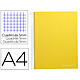 Avis LIDERPAPEL Cahier spirale Jolly A4 280p 75g quadrillé 5x5mm microperforé 4 trous - Jaune