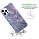 Avis Evetane Coque iPhone 12/12 Pro 360 intégrale transparente Motif Lune Attrape Rêve Tendance