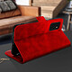 Avizar Housse Samsung Galaxy S20 Étui Folio Porte-cartes Fonction Support Rouge pas cher