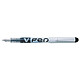 PILOT Stylo Plume Jetable V-Pen Effaçable pointe moyenne Noir x 12 Stylo plume