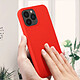 Acheter Avizar Coque iPhone 13 Pro Max Silicone Finition Soft-touch Semi-rigide Rouge