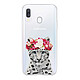 Evetane Coque Samsung Galaxy A40 360 intégrale transparente Motif Leopard Couronne Tendance Coque Samsung Galaxy A40 360 intégrale transparente Leopard Couronne Tendance