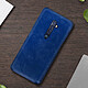 Acheter Avizar Coque Oppo Reno 2 Aspect Cuir Effet Vintage Protection Rigide et Fine bleu foncé