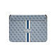 Guess Housse Magnétique pour Ordinateur 16 pouces Imprimé 4G Modèle Stripe Bleu - Cette housse bleue signée Guess modèle Stripe vous permettra de transporter votre ordinateur portable 16 pouces en toute commodité