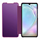 Avizar Housse Huawei P30 Étui Miroir Clapet translucide Stand Vidéo violet pas cher