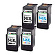 COMETE - 545XL/546XL - Pack de 4 Cartouches d'encre Compatibles avec Canon - Noir/Couleur - Marque française COMETE CONSOMMABLE - Lot de Cartouches d'encre Compatibles avec Canon PG-545 et Canon CL-546 XL - Cartouches Noir 545XL + Couleur 546XL (2 Noirs 2 Couleurs)