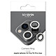 Avis So Seven Protège-caméra pour Apple iPhone 15 Pro / 15 Pro Max Rings Antichoc Argent