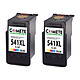 COMETE - 541 XL - 2 Cartouches d'encre Compatible pour Canon - Couleur - Marque française COMETE - 541XL - Cartouches d'encre Compatibles avec Canon CL-541 XL / CL541 XL / 541XL Compatible pour Pixma  (2 Couleurs)