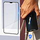 Avis Avizar Verre Trempé pour iPhone 11 et iPhone XR Bord Biseauté 5D Surface Full Glue + Applicateur  Noir