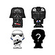 Star Wars - Pack 4 figurines Bitty POP! Vinyl Darth Vader 2,5 cm Pack de 4 figurines Star Wars Bitty POP! Vinyl Darth Vader 2,5 cm.