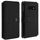 Façonnable Housse Samsung Galaxy S10e Clapet Porte cartes Effet texturé Noir Protection intégrale spécialement conçue pour le Samsung Galaxy S10e, Façonnable