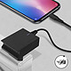 Swissten Chargeur Secteur Double USB 3A Smart IC Câble USB-C  Slim Noir pas cher