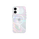 CASE MATE Coque pour Apple iPhone 16 MagSafe Modèle Soap Bubble Iridescente Multicolore Résistante aux chutes jusqu'à 3,6 mètres, pour une protection renforcée