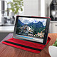 Avis Avizar Housse Samsung Galaxy Tab S2 9.7 Etui Ajustable Support Orientable 360° Rouge