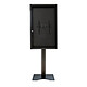 KIMEX 033-1003K2 Support vitrine à poser, avec caisson portrait 55'' - Vesa 400x600 max