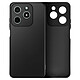 Avizar Coque pour Realme C61 Semi-rigide Soft-touch Anti-traces Noir Coque en silicone semi-rigide noir, de la collection Fast Cover, préservant votre Realme C61 des chocs et des rayures