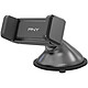 PNY Support Voiture Ajustable sur Pare-brise pour Smartphone à Rotation 360° Noir Le support voiture est ajustable et vous pouvez passer en mode portrait ou en paysage grâce à sa rotation à 360°