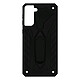 Avizar Coque Samsung Galaxy S21 Plus Bi-matière Antichoc Béquille Support Vidéo Noir - Coque de protection conçue pour Samsung Galaxy S21 Plus, Collection Phantom.