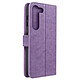 Avizar Étui Mandala Attrape Rêves pour Galaxy S23 Portefeuille  Violet Une housse combinant protection, design et praticité, conçue pour Samsung Galaxy S23