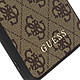 Guess Coque pour Samsung Galaxy A32 Bi-matière Finition tissée 4G Charms Guess Marron pas cher