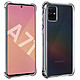 Avizar Coque Samsung Galaxy A71 Silicone Flexible Bumper Résistant Transparent Coque de protection conçue pour le Samsung Galaxy A71