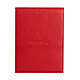 RHODIA Porte-bloc Rhodiarama simili COQUELICOT avec porte-crayon + bloc N°12 ligné Porte-bloc