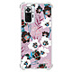 LaCoqueFrançaise Coque Xiaomi Redmi Note 10 Pro Silicone antichocs Solides coins renforcés  transparente Motif Fleurs parme Coque Xiaomi Redmi Note 10 Pro Silicone antichocs Solides coins renforcés Protection Housse transparente Fleurs parme