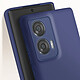 Avis Avizar Coque pour Motorola Edge 50 Fusion Silicone Finition Mate Soft Touch Bleu Nuit