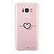 LaCoqueFrançaise Coque Samsung Galaxy S8 360 intégrale transparente Motif Coeur Noir Amour Tendance Coque Samsung Galaxy S8 360 intégrale transparente Coeur Noir Amour Tendance