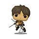 L'Attaque des Titans - Figurine POP! Eren Yeager 9 cm Figurine POP! L'Attaque des Titans, modèle Eren Yeager 9 cm.