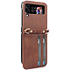 Avizar Coque pour Samsung Z Flip 4 Cuir Porte cartes Bandoulière  Versatile Case marron - Coque Collection Versatile Case pour votre Samsung Galaxy Z Flip 4