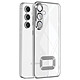 Avizar Coque pour Samsung Galaxy S24 FE Silicone Anti-Humidité Argent Offrez à votre Samsung Galaxy S24 FE une protection sans compromis avec cette coque transparente au contour argent, issue de la collection Glam