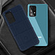 Avis Avizar Coque Samsung A52 et A52s Carreaux Relief Souple Renforcé Anti-trace bleu nuit