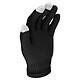 Avizar Gants Tactiles Universelle Fluidité Tactile Conservée Extensible Unisexe Noir Gants Tactiles taille universelle