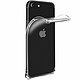 Avizar Coque iPhone SE 2022 / 2020 et 8 / 7 Silicone Flexible Coins Bumper Transparent pas cher