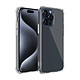 Evetane Coque iPhone 15 Pro Antichoc bords renforcés en Silicone transparente Motif Coque iPhone 15 Pro Antichoc bords renforcés en Silicone Transparente