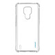 Avizar Coque Motorola Moto E7 Flexible Antichoc Coins Bumper Transparent Coque de protection spécialement conçue pour Motorola Moto E7