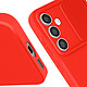 Avizar Coque pour Samsung Galaxy S23 FE Silicone Cache Caméra Coulissant Rouge pas cher