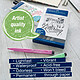 FABER-CASTELL Etui de 6 Feutres PITT artist pen Lettering pastel pas cher