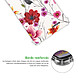 Acheter Evetane Coque iPhone 12 mini anti-choc souple angles renforcés transparente Motif Fleurs Multicolores