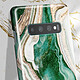 Acheter iDeal of Sweden Coque pour Samsung S10 Plus Marbré Luxe Ultra fine Golden Jade Marble Vert Foncé