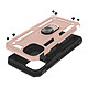 Avizar Coque pour iPhone 15 Plus Antichoc Hybride Bague Support Magnétique  Rose gold pas cher